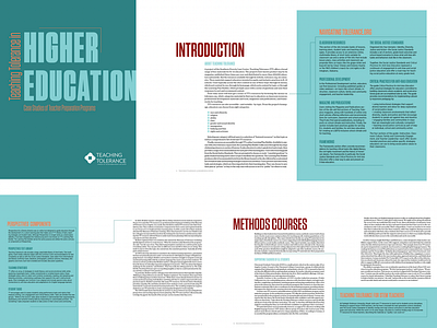Layout design design education graphic design indesign layout report typesetting