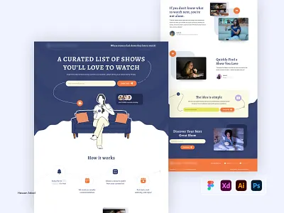 Women shows home page landing page modren show ui uiux design unique ux website women