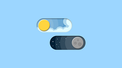 Daily UI Challenge | Day 15 | On/Off Switch | Toggle Button 100daysdailyuichallenge dailyui day day and night design figma night onoff switch switch toggle button