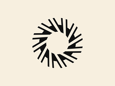 Sun Logo education logo minimalist pencils pinwheel rays spiral sun