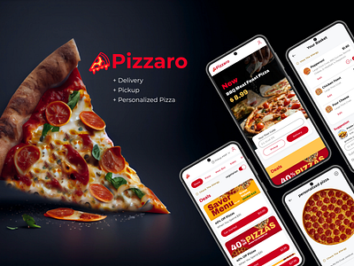 Pizzaro - Online Pizza Ordering Website chain fastfood customized pizza delicious fastfood mobile phone pizza responsive tasty ui ui design uiux user interface user interface design ux design uxui web design website