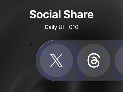 Submission for Daily UI challenge (010) Social Share clarance daily ui digital interface design socialshare