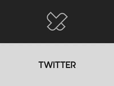 Twitter Logo Concept bird logo logobird logotwitter logox twitter twitterlogo xlogo