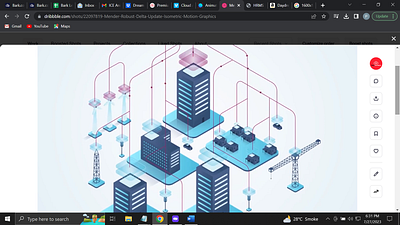 Mender Robust Delta Update - Isometric Motion Graphics 3d animation app branding design graphic design icon illustration logo motion graphics typography ui ux vector