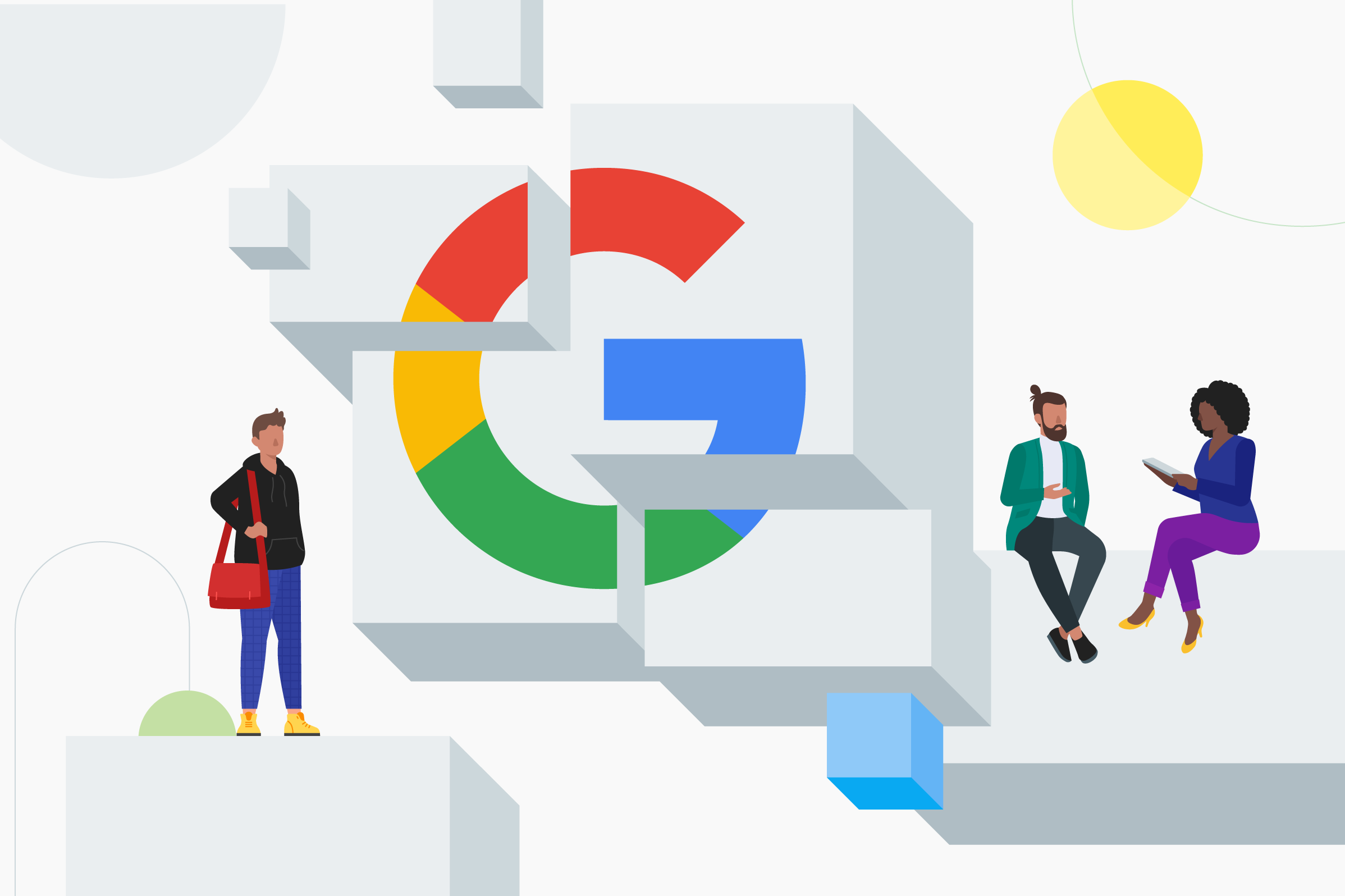 Google Learning Transformation abstract abstract illustration adobe illustrator branding character design concept art design diversity flat google graphic design illustration illustrator inclusion journey people vector