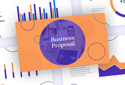Violet and Orange Simple Presentation Business Proposal business business pitch business presentation cost effective solution customizable design easy to use template lasting impression minimalistic format presentation template professional impact refinement and professionalism sales deck time saving option unique presentation viewer engagement