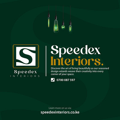 Speedex Interiors Identity brand identity branding business design graphic design idesign254 illustration logo