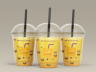 Amasi Fresh Juice brand identity branding business design graphic design idesign254 illustration juice logo orange packaging