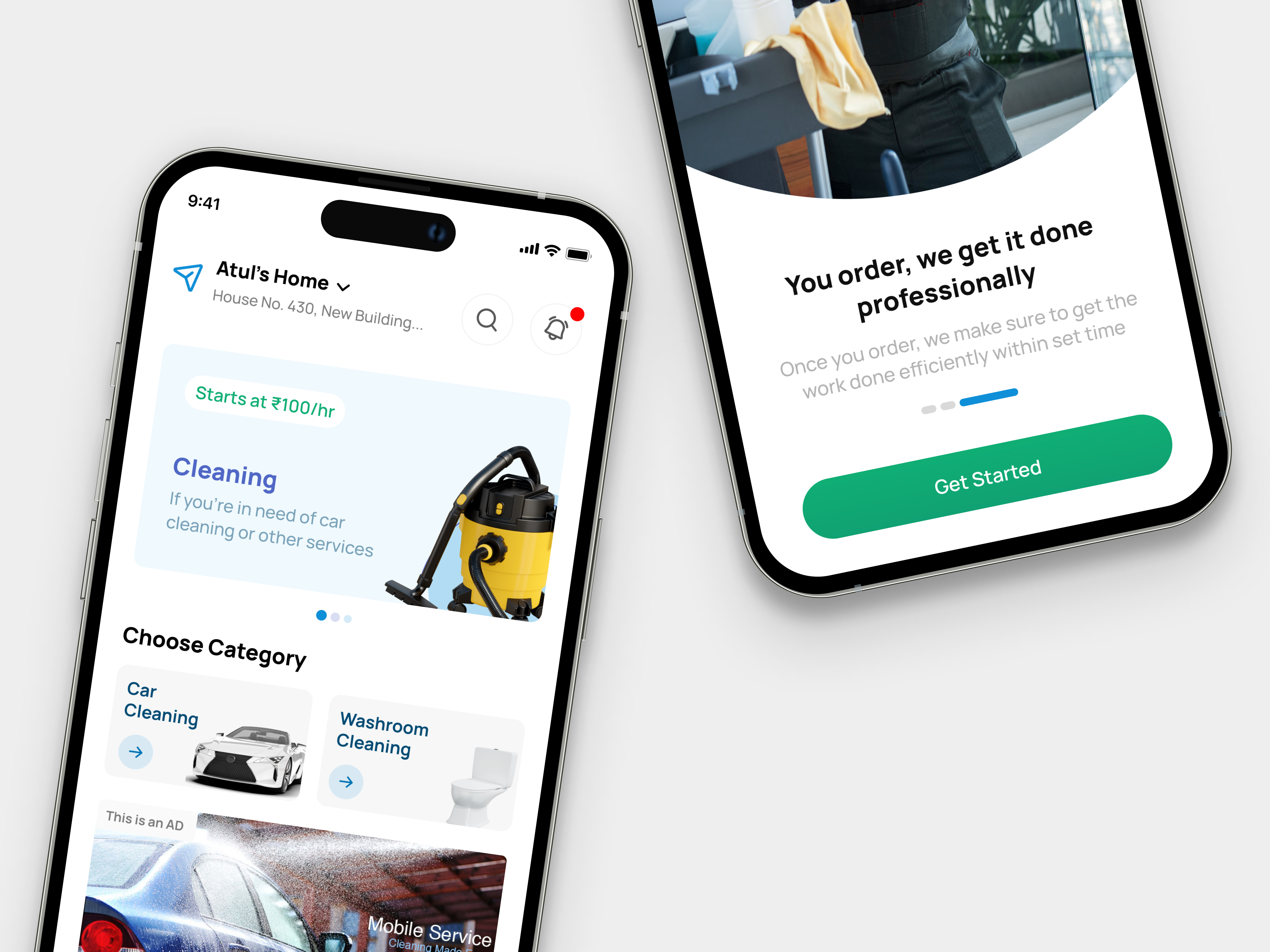 Example of Mobile & Website Design
