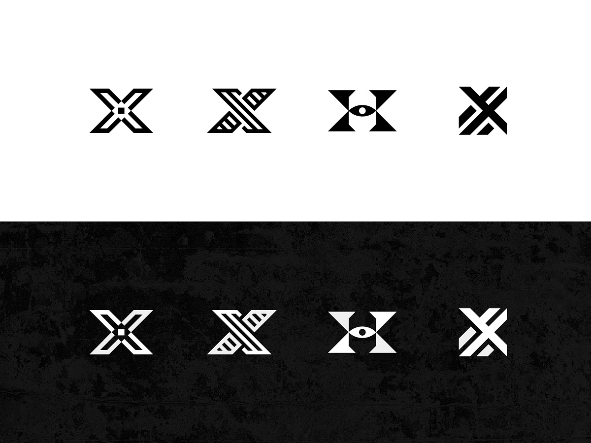 X Logo Explorations By Hvbrands 