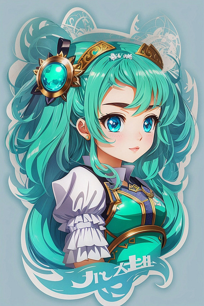 Lyra's Melody: Enchanting AI Anime Character Art anime love