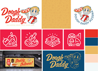 Dough Daddy branding character design design graphic design illustration logo logo design ui vector