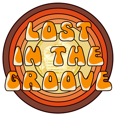 Lost in the Groove branding design digital graphic design illustration logo