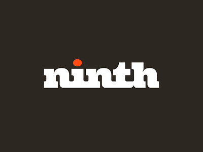 ninth branding branding graphic design logo