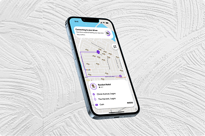 Connect to a Driver - dropp ride-hailing app branding design ui ux