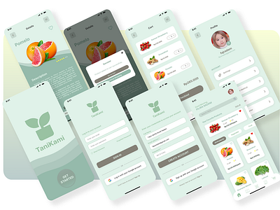 Agriculture E-Commerce Mobile App UI Design design mobile design mobile ui design ui ux