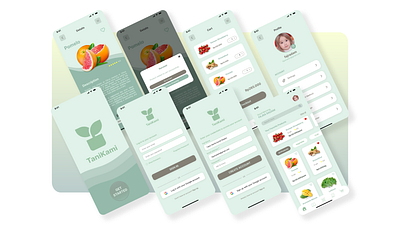 Agriculture E-Commerce Mobile App UI Design design mobile design mobile ui design ui ux