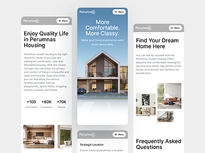 Perumnas - Real Estate Website Responsive apartment building clean design hotel house properties property property management property website real estate real estate agency real estate website residence responsive responsive design ui design web design website website design