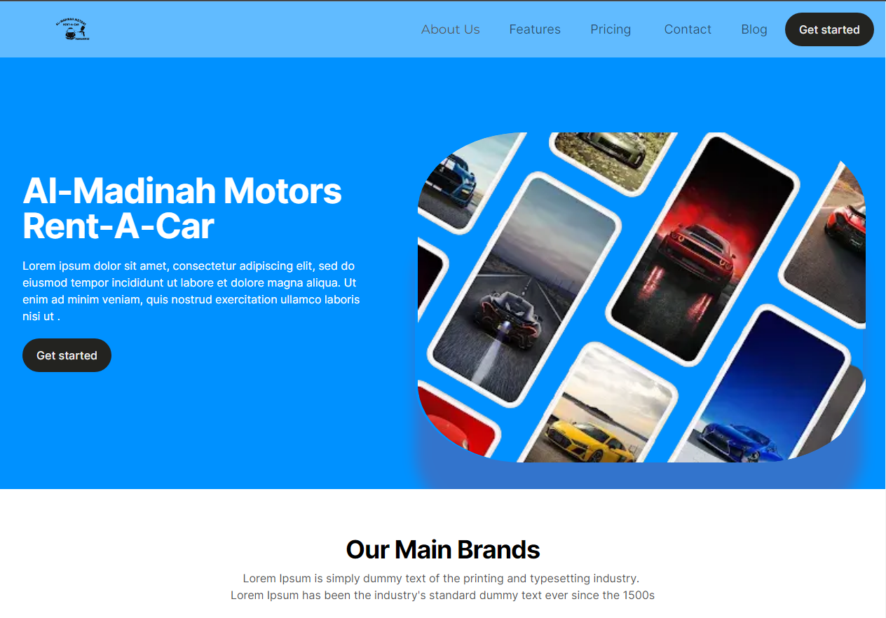 Al Madinah Motors Rent A Car by Rana Rabees on Dribbble
