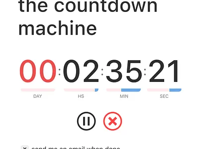 Day 14 - Countdown Timer | 100 Daily Challenge UX/UI challenge dailyui design figma graphic design illustration timer ui vector