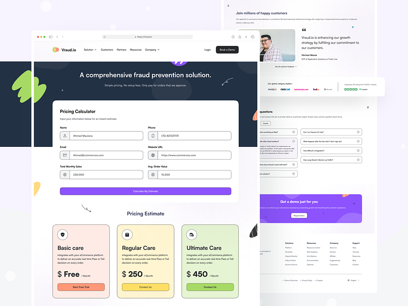 Pricing Plan | Fraud Management