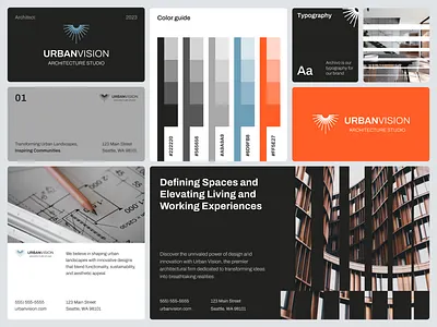 Branding kit for architecture studio architect branding branding design branding inspirations collateral estate graphic graphic design icon identity logo guideline logo real estate logoinspirations logos logos branding logotype mini branding property retail studio