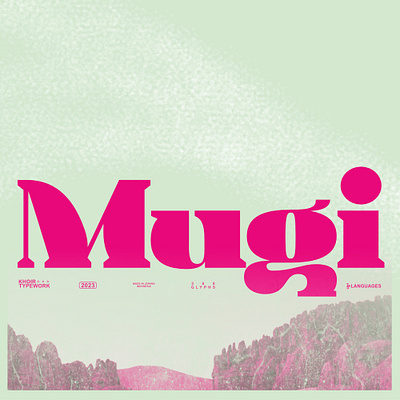 Mugi Serif Font alternates bold font brand identity branding design display font font graphic design horror logo logotype new font playful poster quirky serif type type design typography unique font