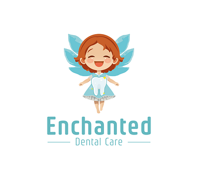 Enchanted branding design graphic design logo typography