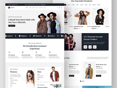 E-Commerce Website | Fashion E-Commerce | Clothes adobe xd branding clothing website design e commerce fashion figma figma design figma designer hire me landingpage mobile app design online business sell clothes ui ui ux des ux web web designer website