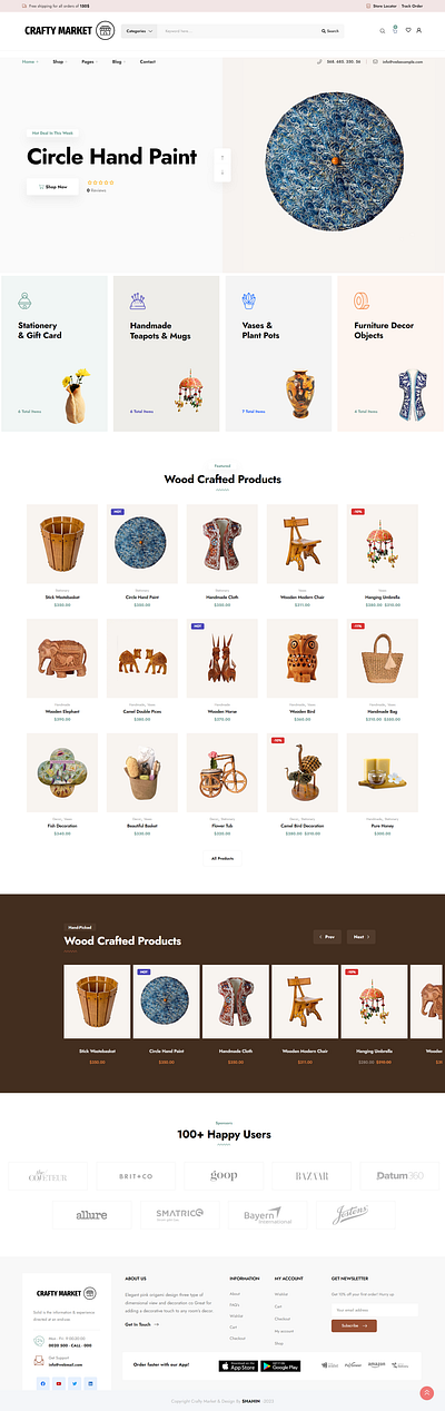 Complete Crafty Market products ecommerce WordPress website car rental design ecommerce design ecommerce website modern website responsive website responsive wordpress website wordpress wordpress design