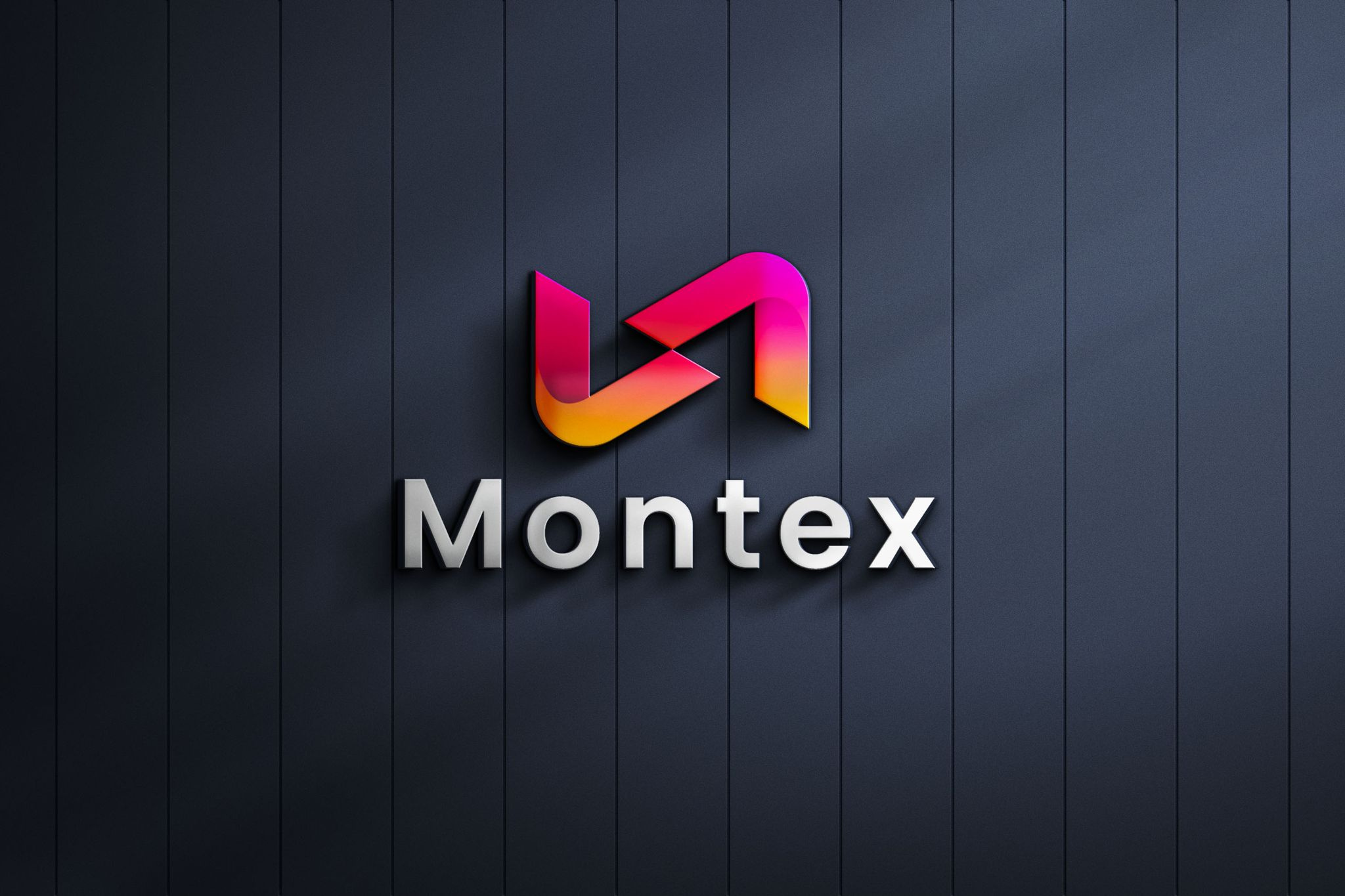 Modern, Creative, Custom, Montex, 3D, Logo & Brand Identity by Biswajit ...