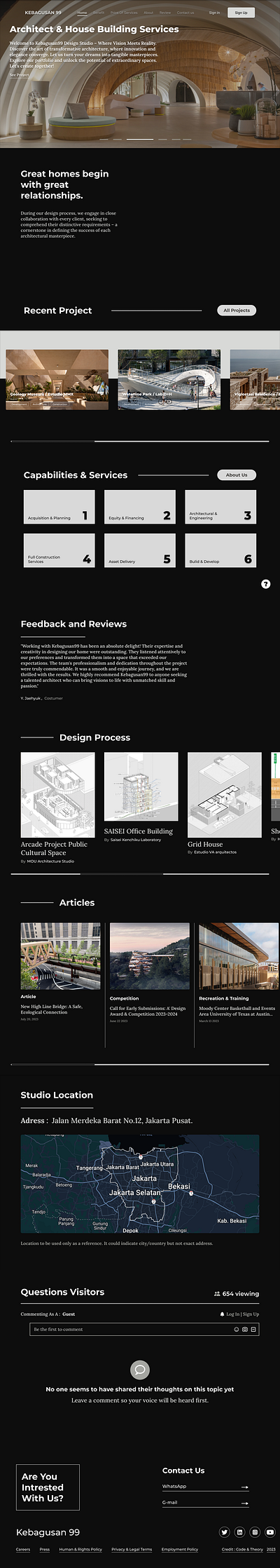 Architect Website app branding design graphic design illustration logo typography ui ux vector