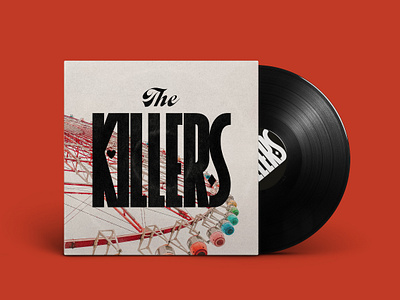 The Killers album art band branding custom lettering design gig poster graphic design lettering logo music the killers typography vinyl album