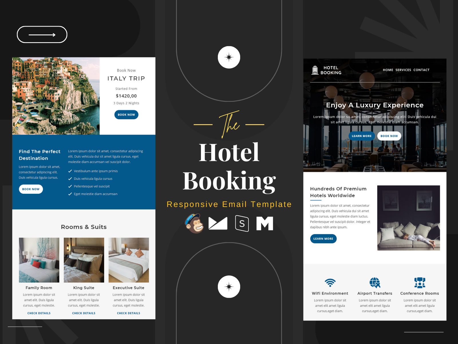 Hotel Booking – Multipurpose Responsive Email Template by Pennyblack ...