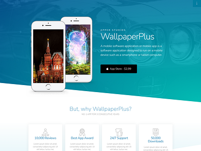 Apper landing page home homepage landing page landingpage mobile software landing page mobile website design page ui uiux userinterface ux uxui wallpaper landing page wallpaper ui wallpaper website landing page web design webdesign webpage website