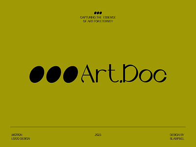 Art.Doc - Document of Art animation art art exhibition art festival art studio artwork artworks brand brand identity branding fine art graphic design logo logo concept logo design logo motion motion motion graphics