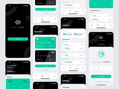 Fintech - Mobile Banking App Design app transactions bank app bank app ui bank cards banking app banking app concept digital wallet app easypaisa app ewallet app finance app finance bank app design finance management app fintech login design mobile banking app onboarding design payment app transactions ui ui design wallet app