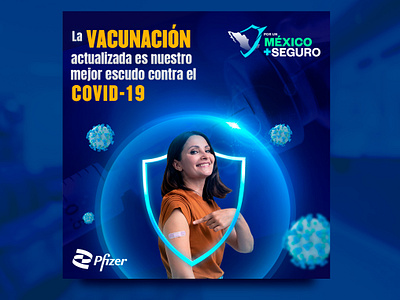Covid-19 Social Media Campaign for Pfizer animation covid 19 design medical socialmedia vaccine