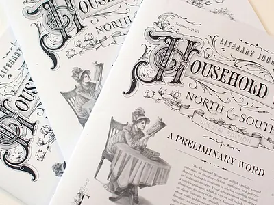 The Household Words X Svetlana Molodchenko calligraphy design history lettering publishing