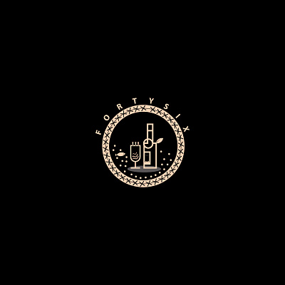 Forty Six Restaurant Logo bar logo branding cape logo design graphic design hotel logo illustration letter logo logo restaurant logo typography vector