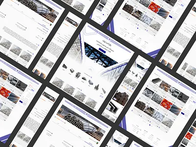 Bazzar Ahan-e Iran branding ui