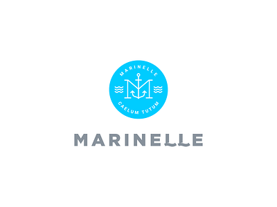 Marinelle anchor apartment complex brand identity branding design emblem geometric graphic design icon identity illustration lines logo logotype m letter mark monogram real estate strok symbol