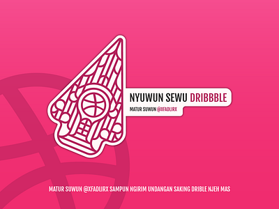 Hello dribbble! art artist branding culture design etnic graphic design illustration javanese traditional typography vector