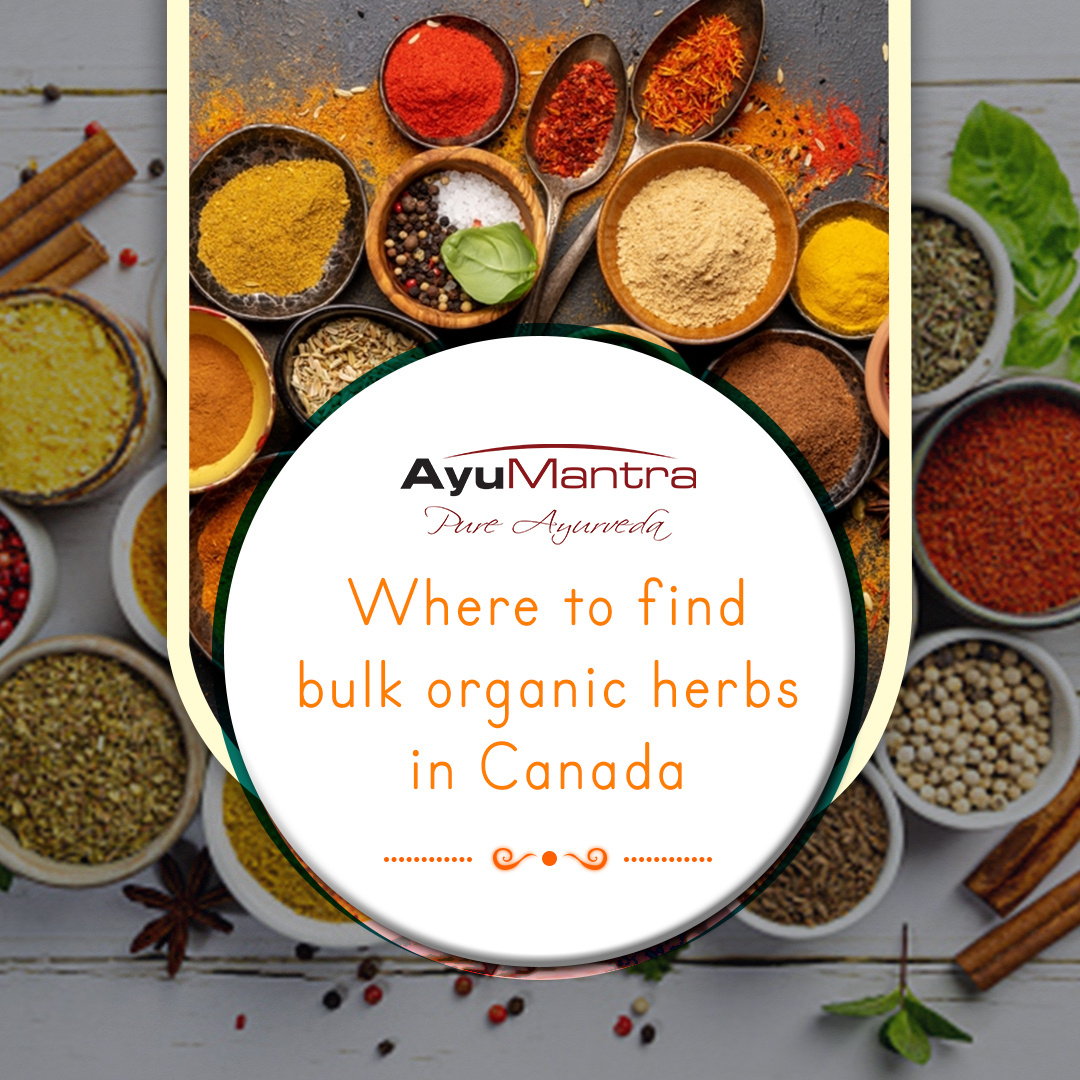 Where to find bulk organic herbs in Canada by Ayumantra Canada on Dribbble