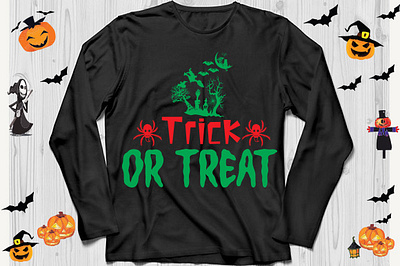 Trick or treat 6 halloween tshirt 2023