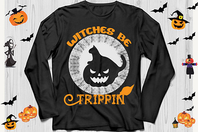 Witches be trippin 4 halloween tshirt 2023