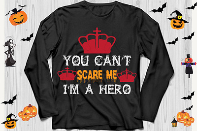 You can't scare me im a hero 4 halloween tshirt 2023