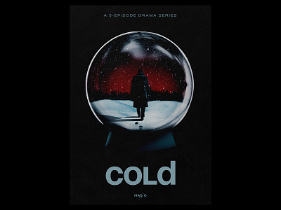 COLD poster art direction cold design graphic design illustration key visual layout poster poster design