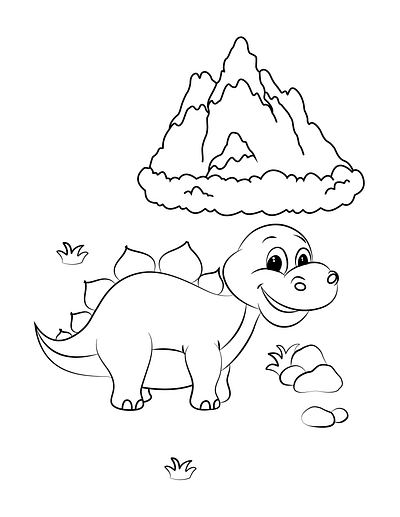 Dinosaur-Coloring-Book-for-Kids-4 dog coloring pages