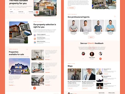 Real Estate UI Landing Page: 3d amazing design animation branding figma graphic design logo logo design motion graphics product design ui ui design ui ux ui ux design ui ux designer ux design